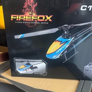 Kids Remote Control Helicopter - Blue & Yellow